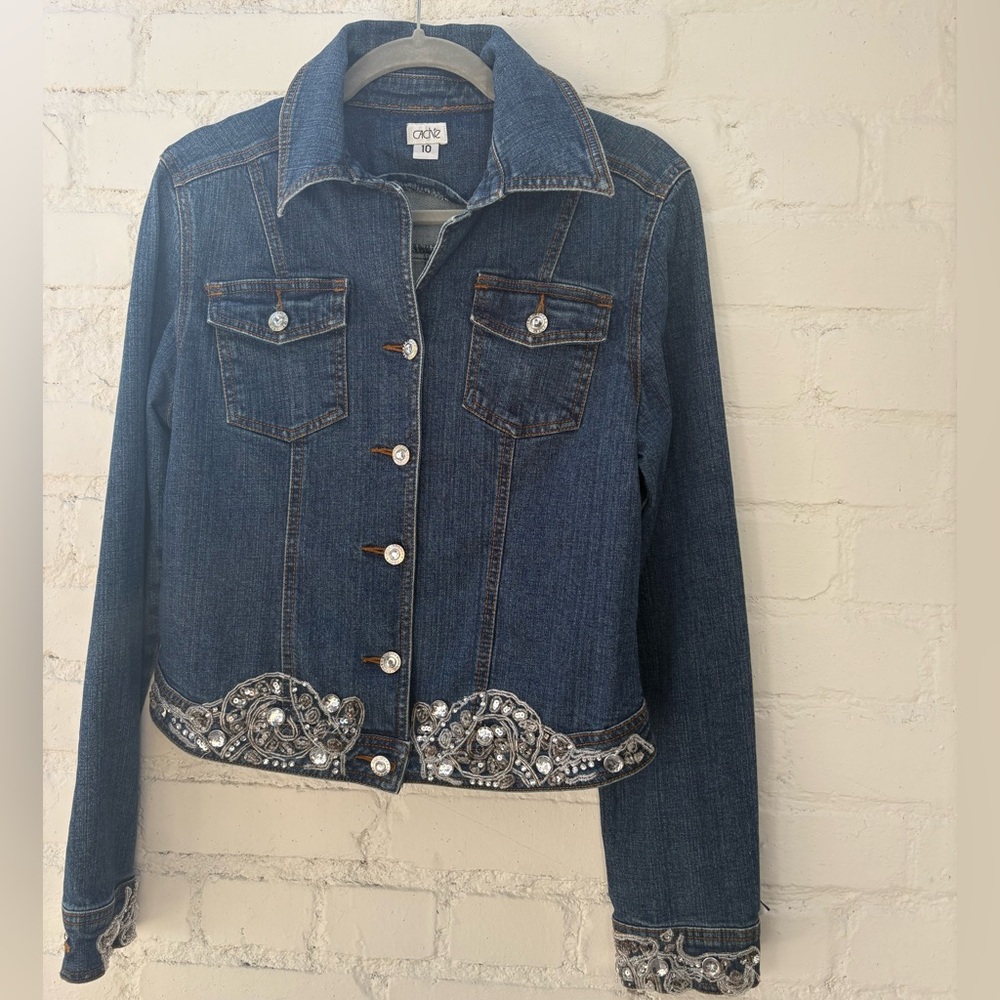 Cache Bedazzled Jacket - image 1